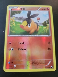 Pokemon Card 2011 Black & White - Tepig 15/114 Reverse Holo