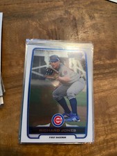 2012 Bowman Chrome Baseball Prospects Richard Jones Chicago Cubs 1st Bowman #19