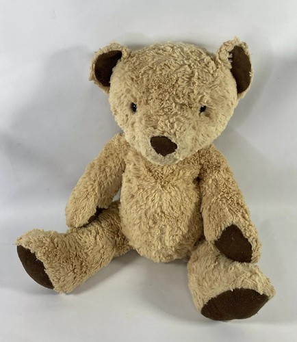 JellyCat Teddy Bear Plush Stuffed Animal 13” Shaggy Tan Light Brown Soft Lovey - Picture 3 of 12