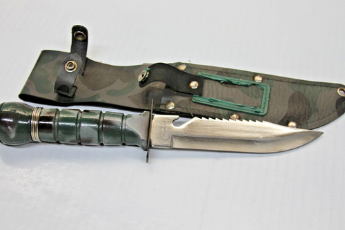 1980's Rambo Survival Knife w/Compass, Sheath & Survival Kit Made In Taiwan - Picture 8 of 19