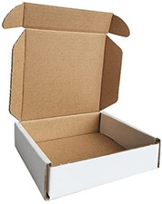 CH-BOX 400 Pack 4x4x1'' Inner Size Corrugated Mailers, Shipping Boxes