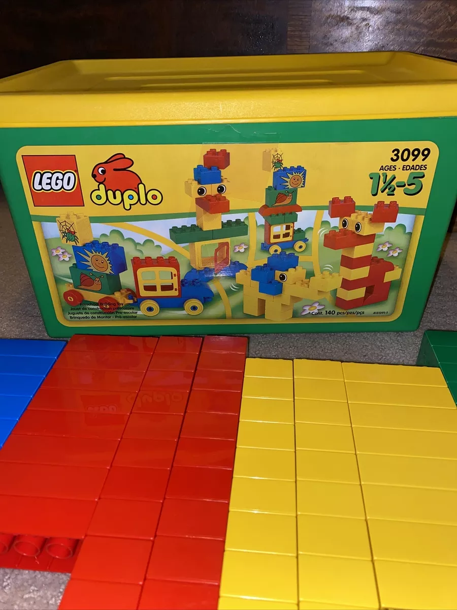 Ensemble de construction vintage LEGO DUPLO #3099 avec conteneur de  rangement pr