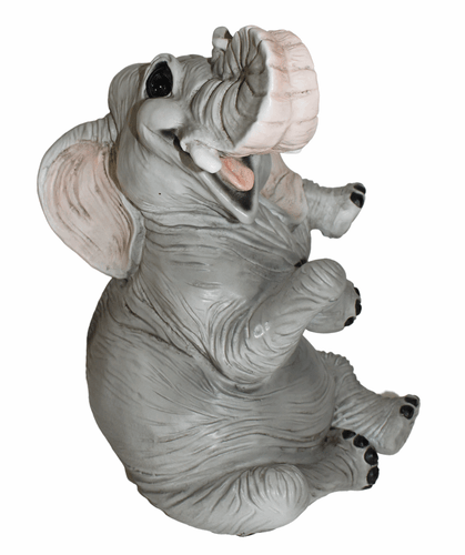 Deco Figura Elefante de Sentado Colección Castagna Resin H 21 CM - Imagen 2 de 6