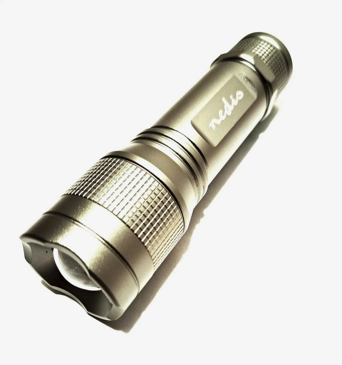Linterna LED Premium con LEDs Samsung 5W Alto Rendimiento, máx.200 metros