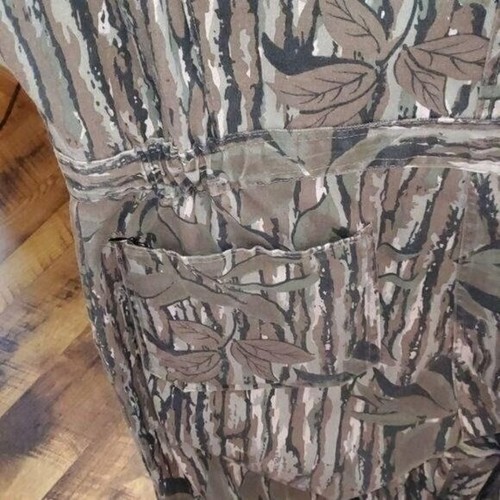 Walls Camouflage Hunting Full Zippered Adjustable Sleeve Sz L Coveralls w Pocket - Picture 10 of 16