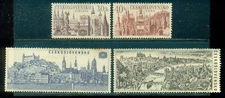 CZECHOSLOVAKIA SCOTT #'s 1443-1446 SET, TOURIST YEAR, MINT, NO GUM, GREAT PRICE!