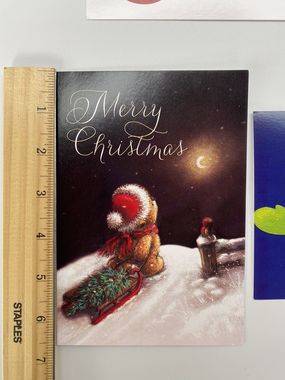 Fantus Paper Products Christmas Cards Santa Penguin Merry Christmas Lot