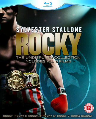 ROCKY BALBOA COMPLETE COLLECTION Blu Ray BOX SET 1 2 3 4 5 6 MOVIE