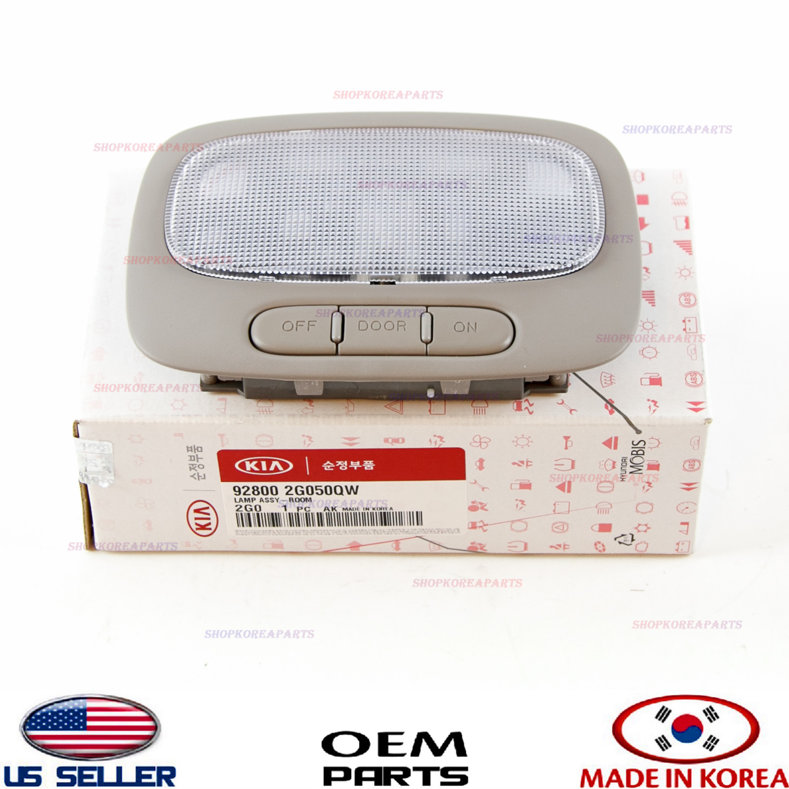 ROOM LAMP ASSEMBLY DOME LIGHT GRAY GENUINE!!! KIA OPTIMA 20062008