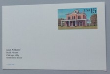Postal Stationery. Post Card. UNUSED. UX134. Jane Addams' Hull House Chicago 