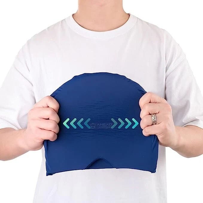 Migrane Relief Head Ice Wrap, Reusable Hot Cold Therapy Headache Hat Ice Wrap - Image 2 of 4