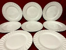 Myott Meakin Staffordshire Olde Chelsea Set Of 8 Dinner Plates 10 1/2"