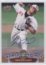 2010 Upper Deck World of Sports Auto Josh Fields #130 Auto 0f3
