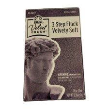 FolkArt Velvet Crush   2 Step Flock Kit Grape Velvety Soft Texture New Diy Craft