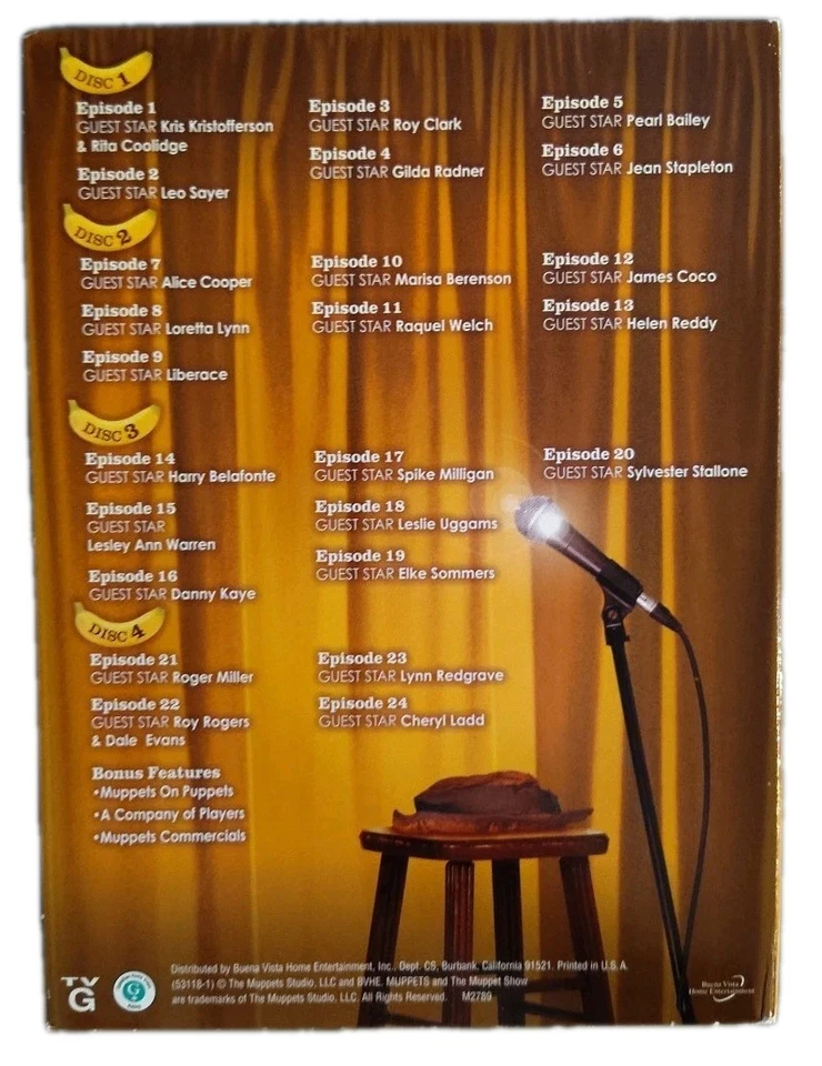 The Muppet Show - Season 3 DVD (4-Disc Set) Foto 4 de 4