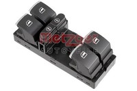Schalter Fensterheber Metzger Autoteile 09161010 FüR VW Sharan 7N1 7N2 Touran