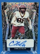 2022 Leaf Flash #BA-CK1 CHARLIE KOLAR RC Auto 1/3 Ravens Los Angeles Chargers