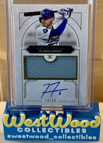 Freddie Freeman 2025 Topps Definitive Auto Relic /50 Los Angeles Dodgers