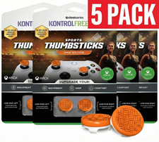 KontrolFreek Omni Thumbsticks Xbox One/Series X Low-Rise Concave, Orange - 5Pack