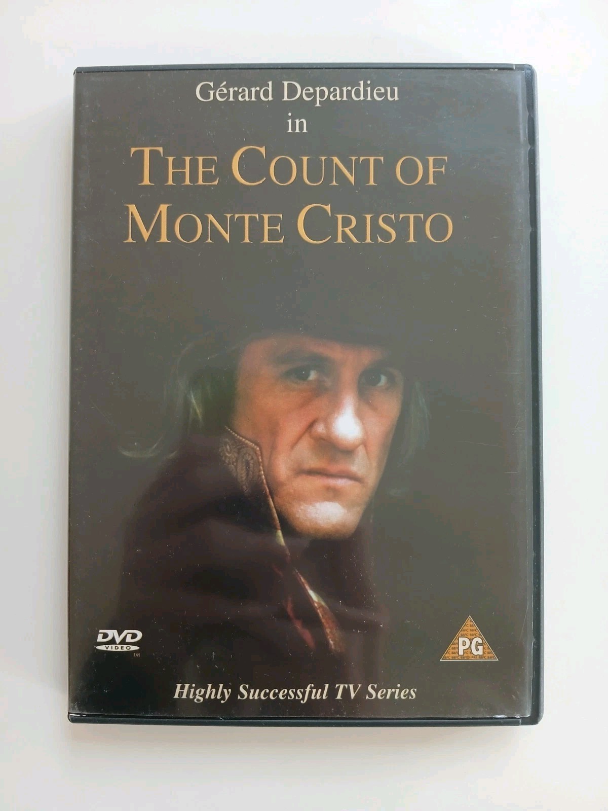 THE COUNT OF MONTE CRISTO DVD - GERARD DEPARDIEU - 6 HOURS - REGION 2 - 2001