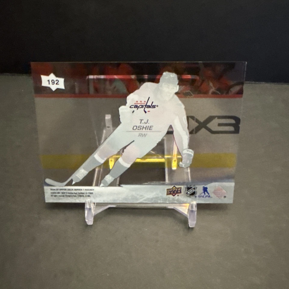 2024-25 Upper Deck CLEAR CUT #192 T. J. Oshie EX/NM - Image 2 of 2
