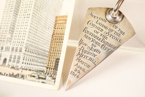 EQUITABLE BUILDING 1914 ANTIQUE ARTIFACT - MAYOR MITCHEL - STERLING SILVER