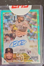 2023 Topps Chrome - RC AUTO  Eguy Rosario #RA-ER Aqua Wave Refractor /199