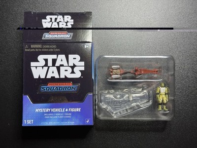 Star Wars Micro Galaxy Squadron Bossk with Zephyr Swoop Speeder Series 12