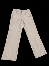 Tommy Hilfiger NWOT Mid Rise Wide Leg Khaki Cargo Pants Size 2