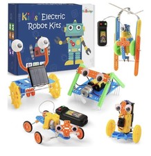 4 Set Bulk Robot Kits for Kids 6-8 8-12, STEM Crafts Robotics Science...