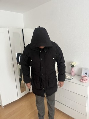 Bomboogie Herren Daunenjacke XXL schwarz mit Kapuze