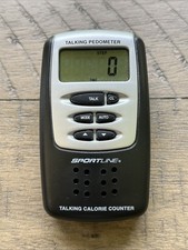 Sportline Talking Calorie Counter/Distance/Steps And Time Pedometer Great Cond