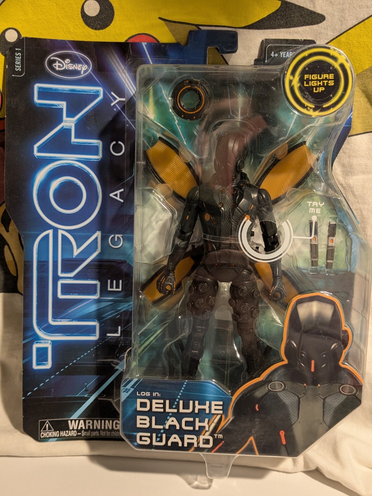 Disney Tron Legacy 8" Deluxe Black Guard Figure 2010 Spin Ma