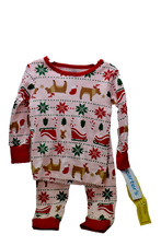 Carter's Baby Girl 2 Piece Pajama Sleep Set 12 Months Cotton New NWT