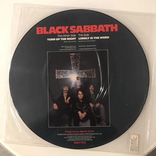 Black Sabbath￼ 1981 Turn Up The Night 12” 45rpm Maxi Phonogram SAB P 612🇬🇧