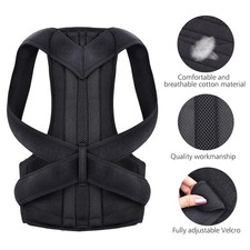 New Upper Back Posture Corrector Brace   Adjustable Clavicle Shoulder Support St