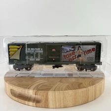 Menards 279-3850 WWII Commemorative Boxcar Old Crow Express Nose Art New in box