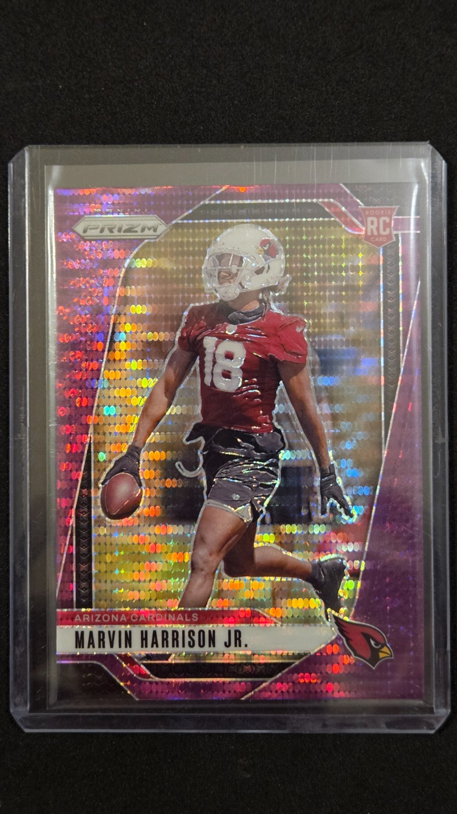 2024 Panini Prizm - Marvin Harrison Jr. #375 Purple Pulsar Prizm (RC)