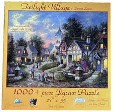 Sunsout Twilight Village 1000 Piece Eco Friendly Larger Pieces Jigsaw Puzzle
