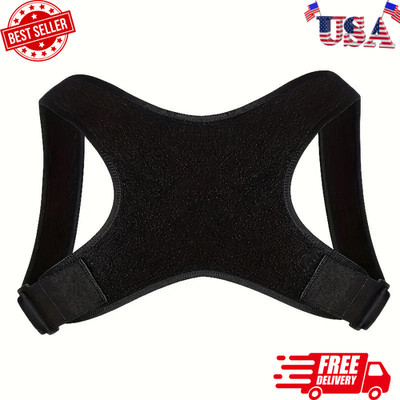 Back Posture Corrector Shoulder Straight Support Brace Belt Therapy Men Women