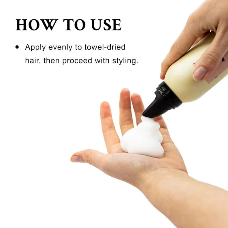 Mousse Davines Volume Boosting 8,4 OZ - Volumen aireado natural para todo tipo de cabello Foto 4 de 4