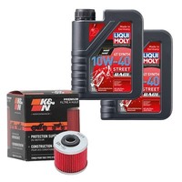 K&N ÖLfilter Set Limol 10W-40 Race 2L FüR Yamaha XVS 250 Drag Star VG03 Bj.2004