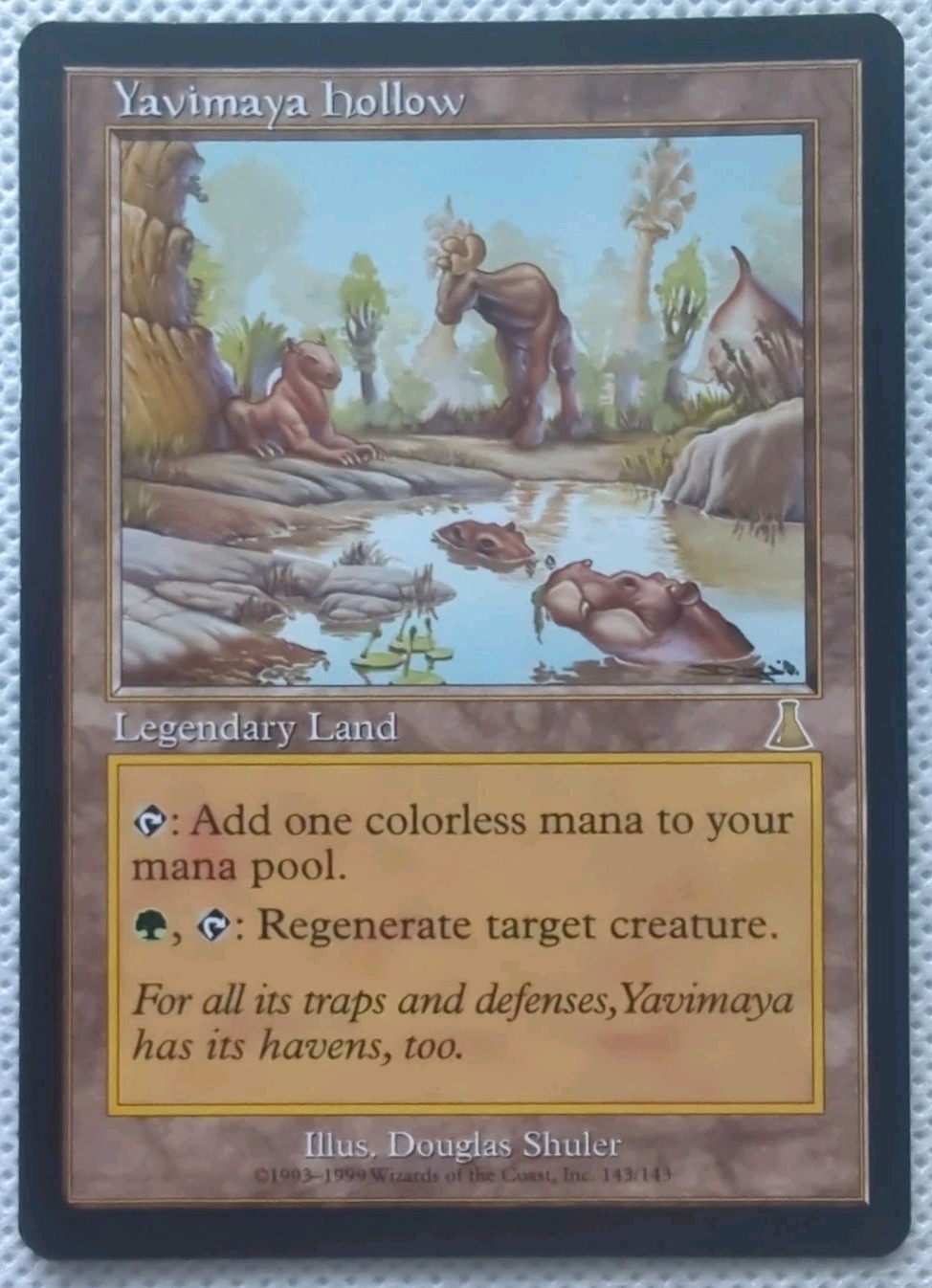 Yavimaya Hollow #143 - LP - 1999 Magic: The Gathering Urza's Destiny