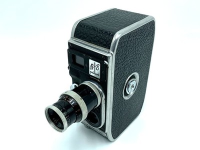 Bolex Paillard B8 Double 8mm Film Camera Yvar 36mm f/2.8 Black Movie Camera