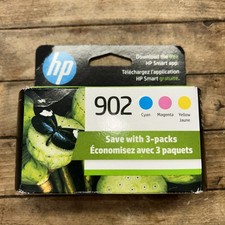 New Genuine HP 902 Cyan Magenta Yellow 3PK Ink Cartridges OfficeJet Pro