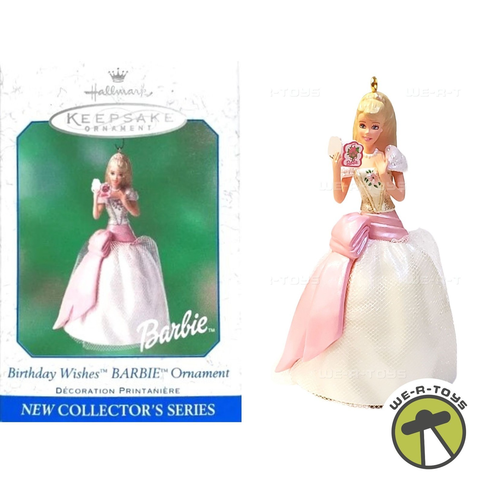 Hallmark Keepsake Birthday Wishes Barbie Ornament 1st 2001