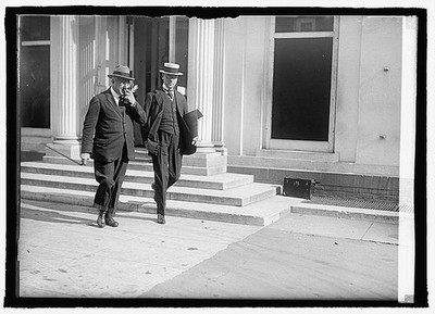 Photo:Robt P Skinner Walking Outside Building 1921