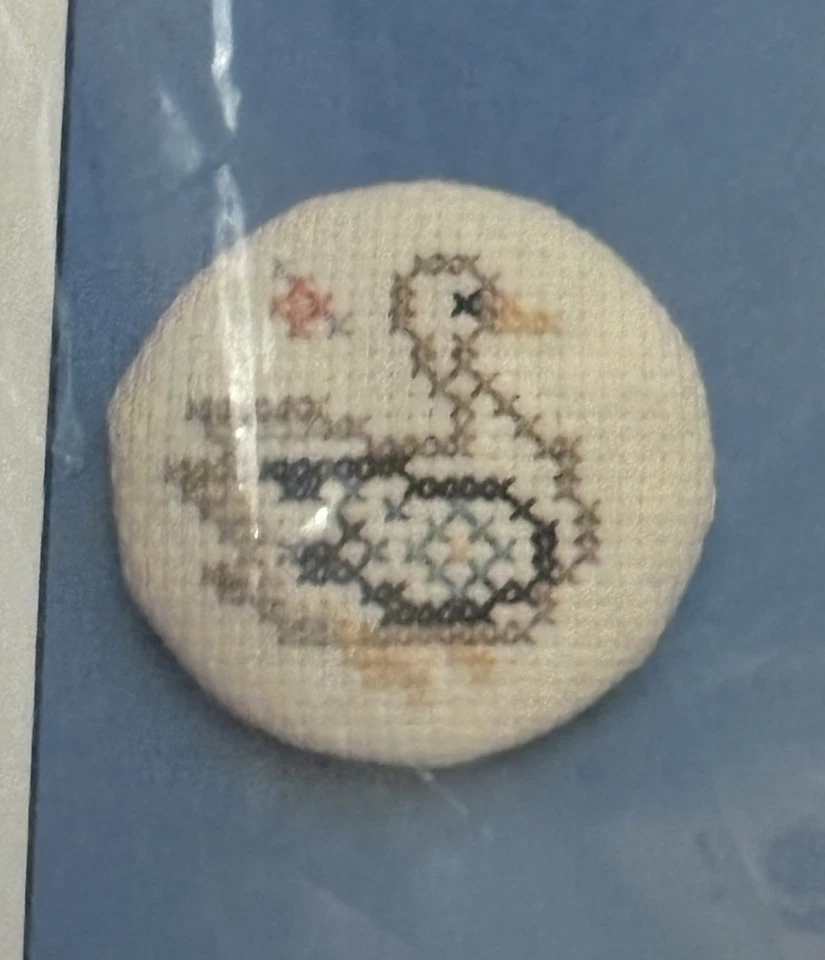 VTG 80s Current Counted Cross-Stitch Cat Duck Chicken Magnets Kit (Set of 3) - Image 3 of 4