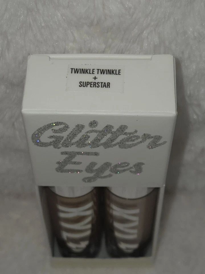 Sombra de ojos Kylie Cosmetics Weather Glitter Eyes Duo Twinkle Twinkle & Superstar  Foto 3 de 4