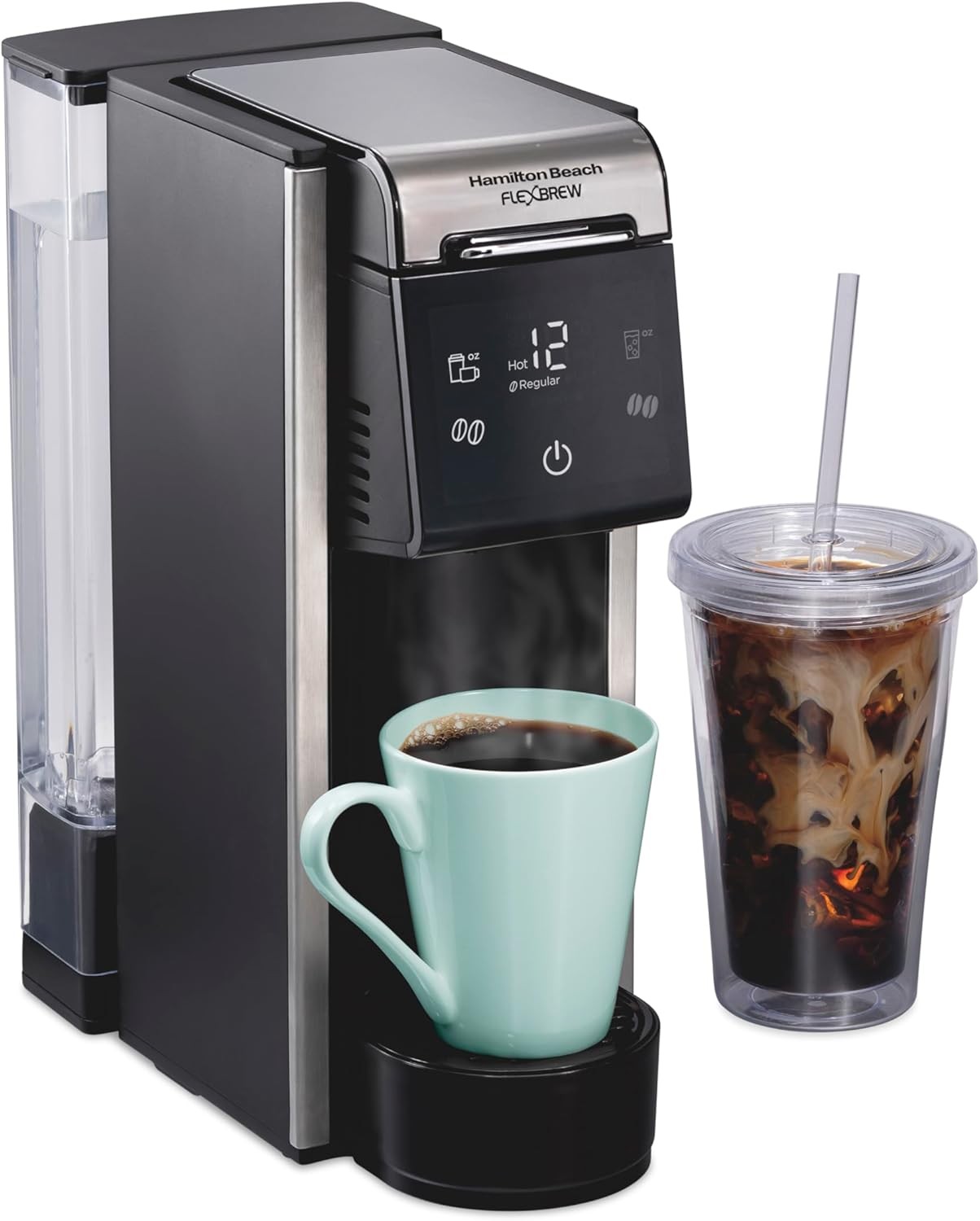 Hamilton Beach FlexBrew Advanced 4-in-1 Single Serve Hot & Iced Coffee Maker